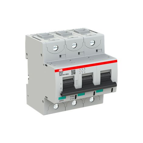 S800P Disjoncteur modulaire 3P -125A courbe K 50kA 2CCG001258R0001 ABB G151727 (1/3)