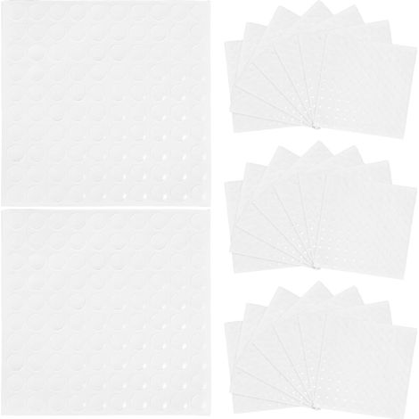 Stück transparente Silikon Türstopper runde Klebepuffer 10 x