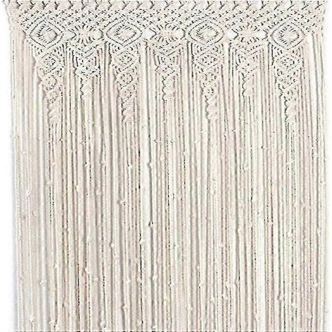 Grand rideau de fond de mariage en tapisserie de coton tissée à la main (1/5)
