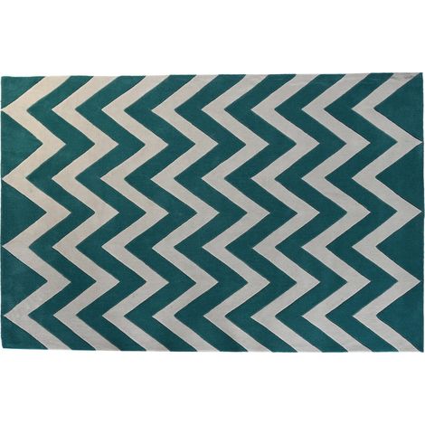 DKD Home Decor Tapis Zigzag Bicolore 160x230 cm (1/4)