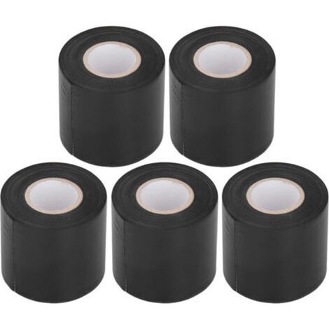 TIKATARER Ruban de Jeu de Lignes, Ruban Isolant pour Climatiseur 5 Pièces Ruban de Tuyau de Climatiseur Ruban de Jeu de Lignes HVAC Ruban Résistant à l'huile Rubans d'emballage de (1/5)