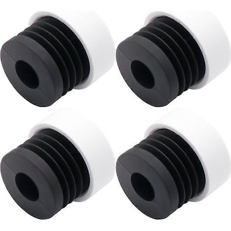 Linghhang – Lot de 2 jardinières suspendues 25.4 cm – Blanc mat pour intérieur et extérieur – Avec trou de drainage et 3 crochets – Pour plantes et fleurs (1/5)