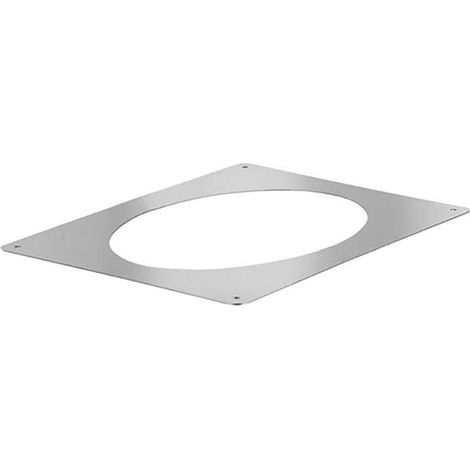 Plaque de finition en inox 0° - Pour DPI  150 mm