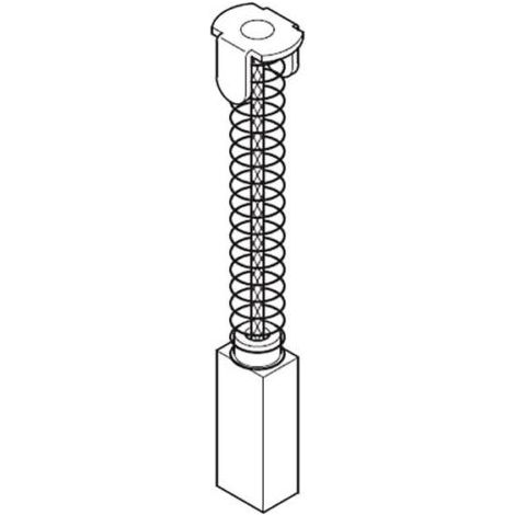 COPPIA SPAZZOLE SPAZZOLA A CARBONCINO RICAMBIO PER UTENSILI MAKITA 13713V 6,5X13,5X16 PZ.2 (13741)