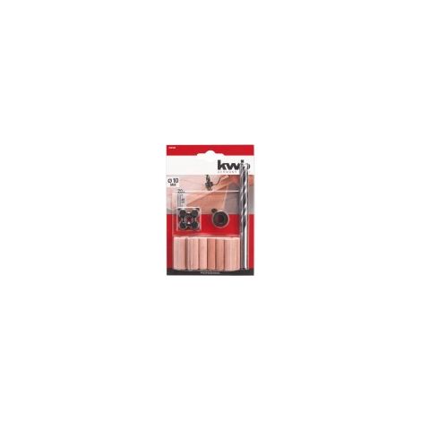 kwb 028106 Kit punte a spirale da legno 31 parti 10 mm 31 pz.