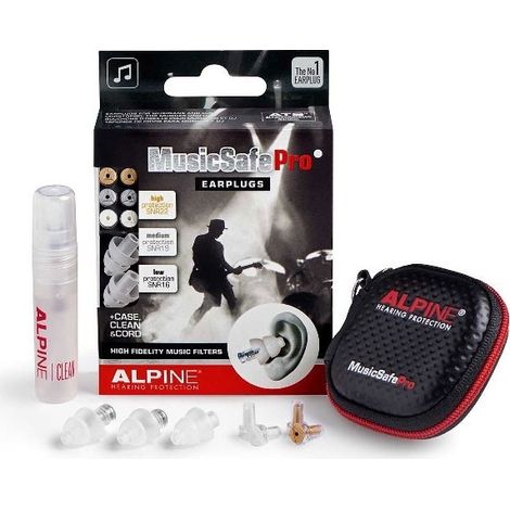 Bouchons d'oreilles transparents Alpine Music Safe Pro (1/2)
