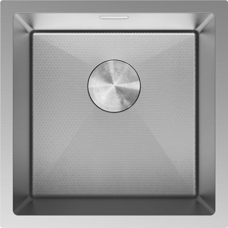 Mexen Trixo Edelstahlspüle 1-Kammer 440 x 440 mm, Inox HC - 6413441000-01HC (1/5)