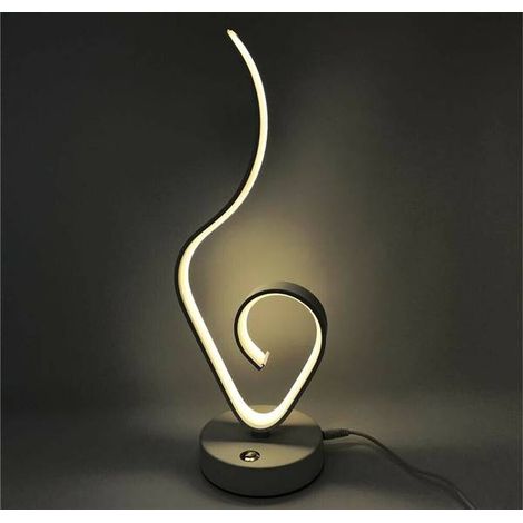 Lume Da Comodino 9 W Lumetto Stile Moderno Lampada Led Luce Calda 3000k D04-c