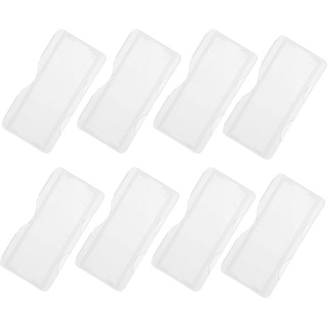 100pièces Boîte de Rangement Transparente pour Lames de Microscope Porte-lames Individuel Plastique Sécurité Antidérapante pour Usage Laboratoire et Enseignement (1/5)