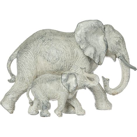 Statua Decorativa Atmosphera 15,5 x 22,5 x 12 cm Resina Elefante Multicolore (1/3)