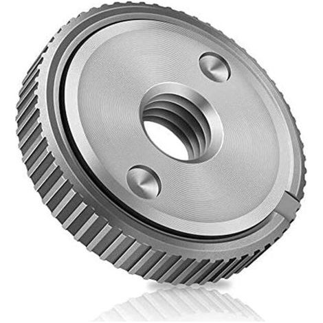 Écrou à dégagement rapide Ulisem compatible avec toutes les meuleuses d'angle à filetage 14, accessoires pour meuleuses d'angle, disque de coupe pour bois (1) (1/4)