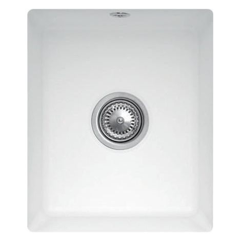 V&B Unterbauspüle SUBWAY 45 SU 375x440mm Exzenterbetätigung stone white