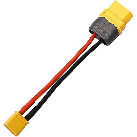Câble de batterie RC Amass XT60 vers XT30 avec connecteurs mâle et femelle en T et fil silicone 16 AWG de 100 mm (1/5)