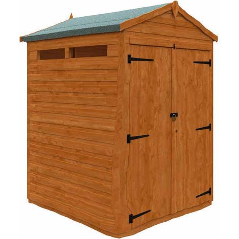 4x4 Flex Apex Security Double Door 12mm Flex - L123.8 x W115 x H219.2 cm - Solid Wood/Softwood/Pine - Burnt Orange