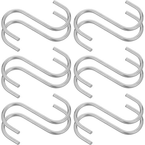 en S en acier inoxydable 201 7 cm corde de 40 mm lot de 100