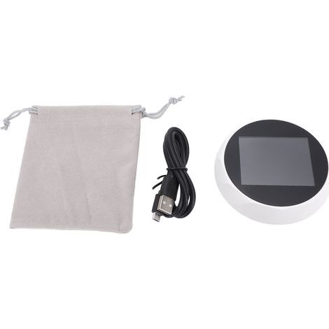 Testeur de qualité de l'air 5 en 1, Bluetooth, batterie 1500mah, montable au mur, Portable, HCHO PM2.5, détecteur de température et d'humidité (1/5)