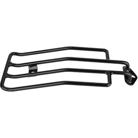 Porte-bagages arrière en acier pour motos XL (noir) - Qualité exceptionnelle (1/5)