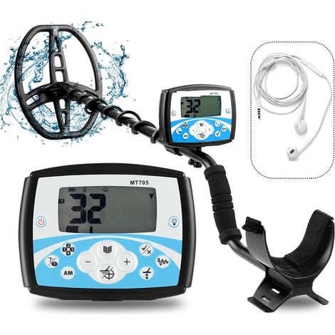 Détecteur de métaux pour adultes MT705-1 Détecteur De Métaux Souterrain Étanche Réglable Tracker Détecteur De Metales Localisation Recherche De Trésor Étanche professionnelle améliorée de plus grande