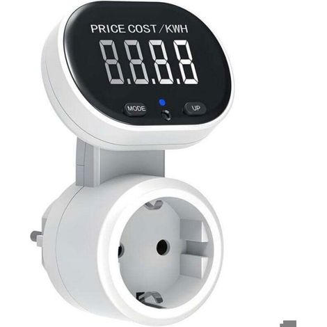 1 Compteur d'énergie, écran rotatif 45°, max 3680W, 7 modes, précision +/-2%, pour appareils domestiques (1/3)