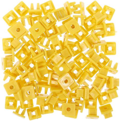 100 vis de garniture à trou carré pour fixation de protection moteur, œillet de doublure, fixation de pare-chocs (1/4)