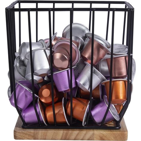 Porte-dosettes de café extra large, porte-dosettes K-Cup pour petits espaces de comptoir, support de rangement pour dosettes K-Cup, panier à dosettes de café, organisateur de station café, accessoires (1/5)