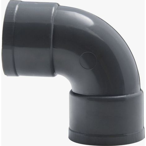 Coudes PVC 87°30 Jardibric Femelle Femelle Raccords d'évacuation Ø40
