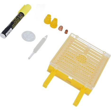 Kit de Greffage pour Élevage de Reines Abeilles, Outil de Marquage Réutilisable en Plastique pour Apiculture et Ruche