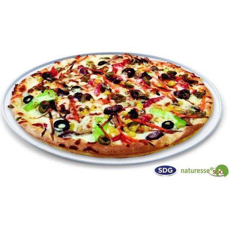 Assiette jetable à pizza de 32 cm en cellulose - 200 pièces - Ecobioshopping (1/2)