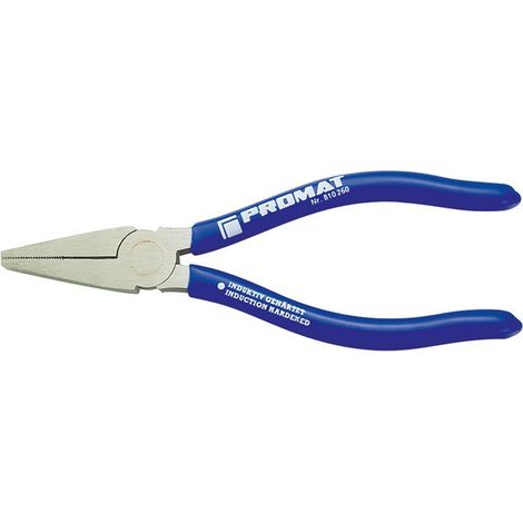Pinza a becchi piatti L.160mm totale testa pol.Ku.-rivestimento PROMAT
