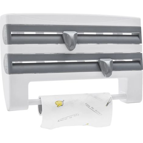 Organizador de pared, fácil de reemplazar, diseño que ahorra espacio, gris claro. (1/2)
