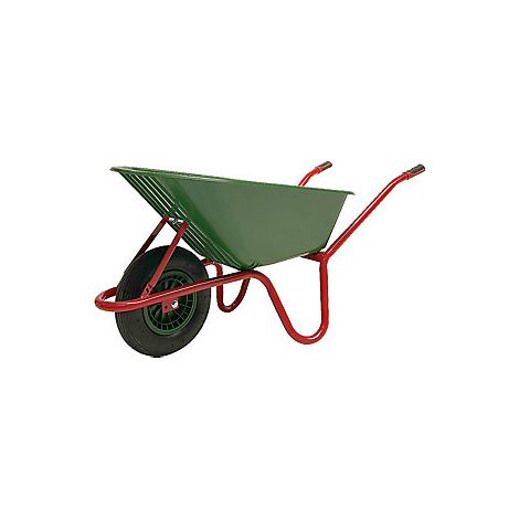 kaiserkraft  Carriola compatta  con vasca in plastica  verde 