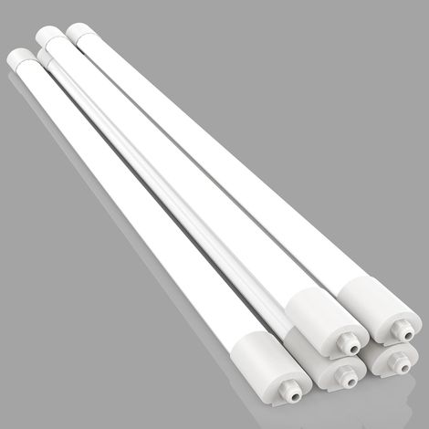 Amdelne 60 cm 18 W LED néon pour garage,4000 K 1800 lm Super lumineux Blanc froid -5pcs