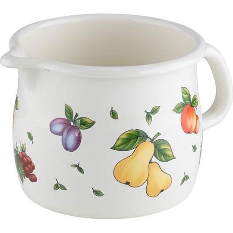 Riess Schnabeltopf Ø10cm 0,7L Fruit Garden Emaille