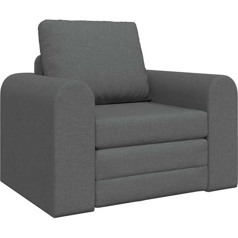 Canapé-lit，Canapé convertible Gris foncé 98 x 71 x 83 cm Velours CFW72364 (1/5)
