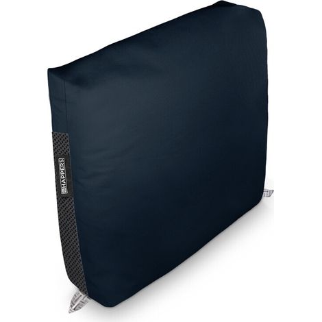 Coussin pour palette Similicuir Extérieur Bleu Foncé Dossier d’Angle 65x45x25 Bleu Fonçé