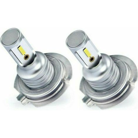 Ampoule H7 LED, 1000 LM 6000K Blanc Extrêmement Brillant Phare LED, IP68 Étanche Tout-en-un Kit de Conversion Plug and Play,2 H7 Ampoule 13Treize (1/5)