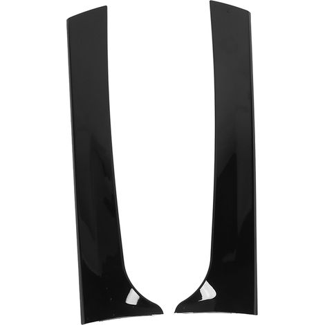 Aileron latéral arrière paire Canard Splitter ABS Noir Brillant Remplacement pour MK2 2017+ (1/5)