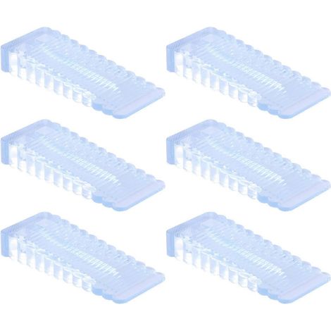 Lot de 6 butées de porte antidérapantes en caoutchouc, à utiliser sur une porte de balcon ou de salle de bain. (1/5)