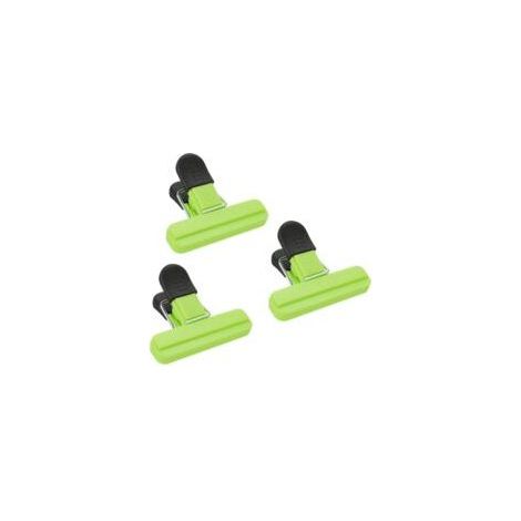 Pince Sachet Alimentaire, 3 Pièces Alimentaire D'étanchéité Clips en Plastique Clip Fermeture Sac pour Emballage Cuisine Bonbons Snack (1/3)
