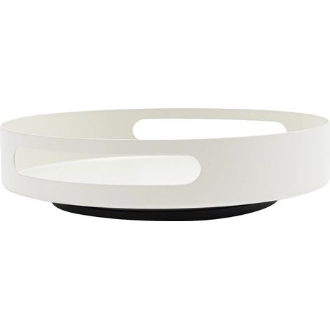 Estante para especias, diseño giratorio de 360°, organizador de almacenamiento moderno, BLANCO (1/2)