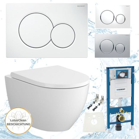 Geberit Vorwandelement Sigma Bartolo WC spülrandlos Komplettset Sigma01