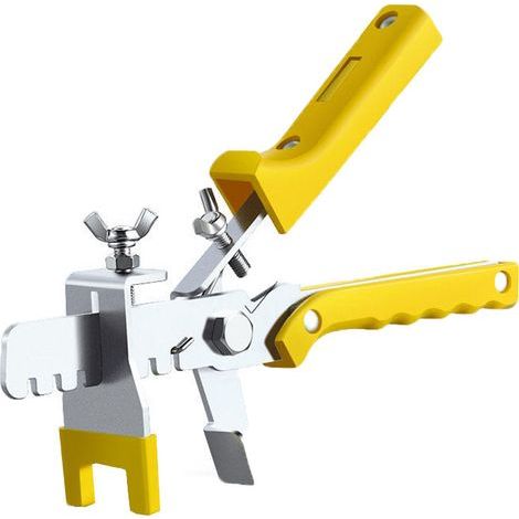 Pince Sol Localisateur Carrelage jaune, Outils de Construction de Murs en Céramique, Cales de Nivellement de Sol (1/5)