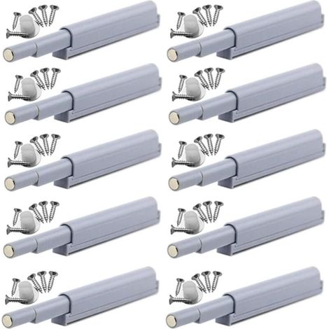 magnétique Appuyez pour ouvrir loquets Fermetures magnétiques push-open avec une simple pression la porte ouvre et ferme (10 pièces) (1/5)