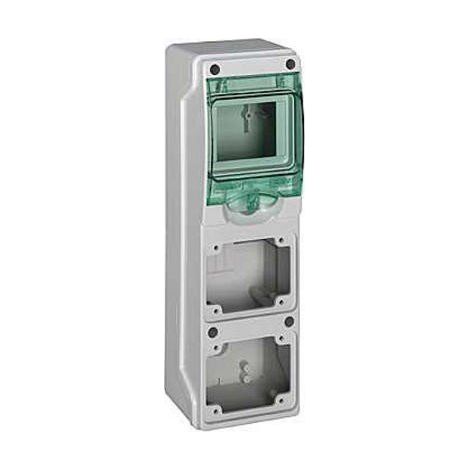 SCHNEIDER 13176 Mini box KAEDRA per prese industriali 98x310mm con 4 moduli