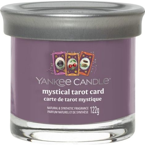 Candela Yankee Candle con motivo carte dei tarocchi mistiche, 122 g (1/4)
