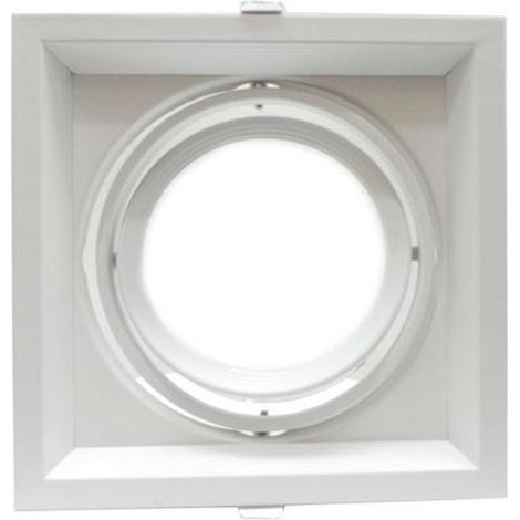 Support Orientable BLANC Encastrable pour Ampoule AR111 - SILUMEN