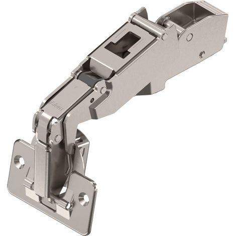 BLUM CLIP top Weitwinkel Scharnier 170°, 9,5mm gekröpft mit Feder, Schrauben (1/3)