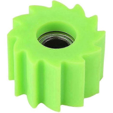 Galet tendeur de chaîne, guide-galette pour motos Kawasaki KX250F et KX450F (2006-2016) (Vert) (1/4)