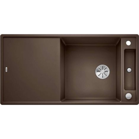 BLANCO Einbauspüle AXIA III XL 6 S Silgranit  InFino Ablauf  cafe / mit Glas-Schneidbrett (1/3)