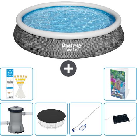 Bestway Fast Set Rund - 396x84 cm - 7-teilig  S241 (1/5)
